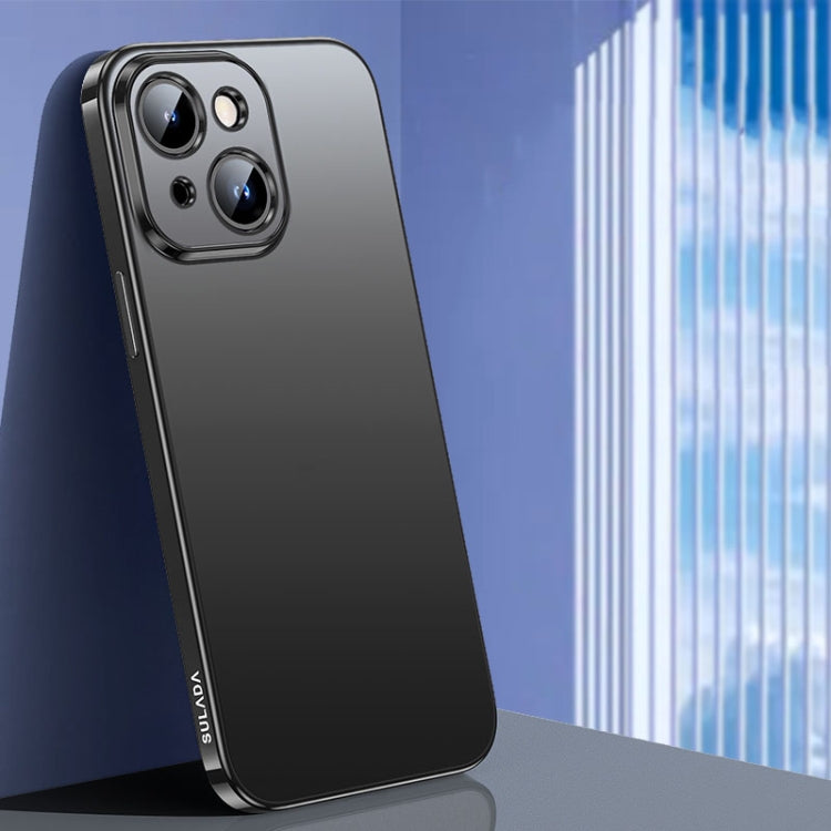 جراب هاتف SULADA مطلي بالكهرباء من مادة TPU، مناسب لأجهزة iPhone 15 Pro Max وiPhone 15 Pro وiPhone 15 Plus وiPhone 15