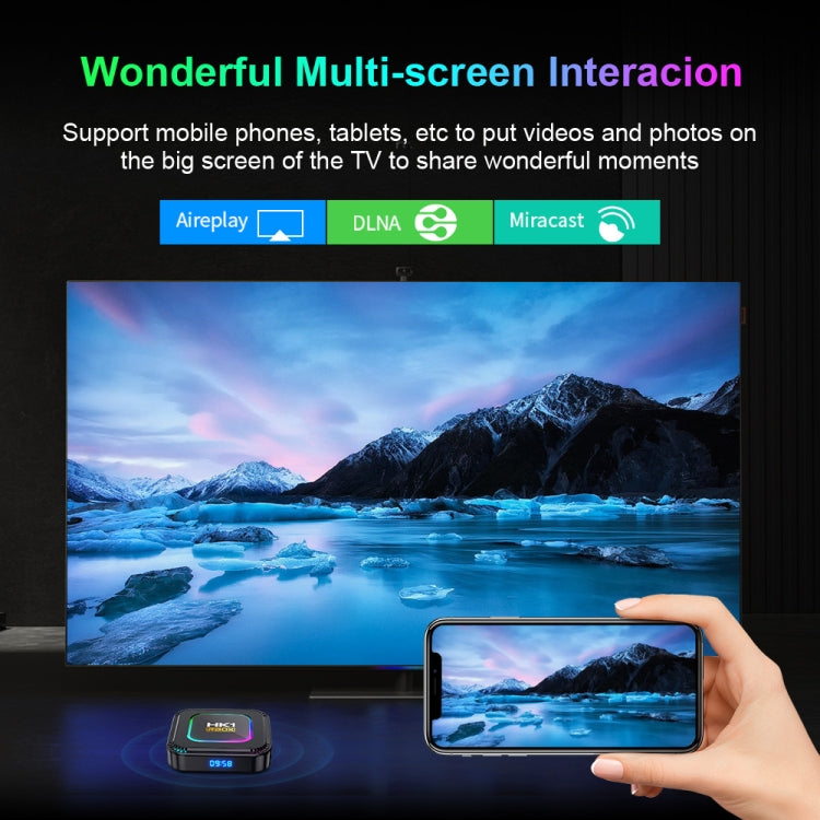 HK1 RBOX K8 8K Android 13.0 Smart TV Box with Remote Control, RK3528 Quad-Core