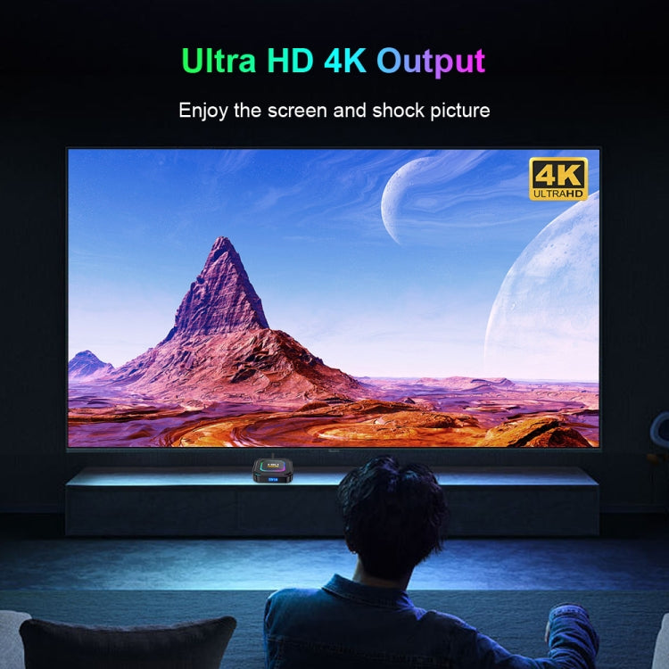 HK1 RBOX K8 8K Android 13.0 Smart TV Box with Remote Control, RK3528 Quad-Core