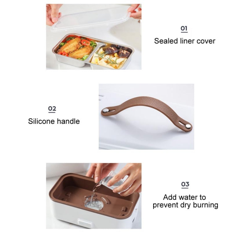 Multi Functional Microwave Oven With Plug-in Electric Cooking Electric Lunch Box, White Single Layer, White Double Layer, Three Layers Of White