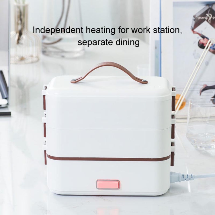Multi Functional Microwave Oven With Plug-in Electric Cooking Electric Lunch Box, White Single Layer, White Double Layer, Three Layers Of White