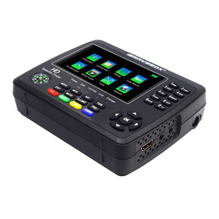 iBRAVEBOX V10 Finder Max 4.3 inch Display Digital Satellite Meter Signal Finder, Support DVB-S/S2/S2X