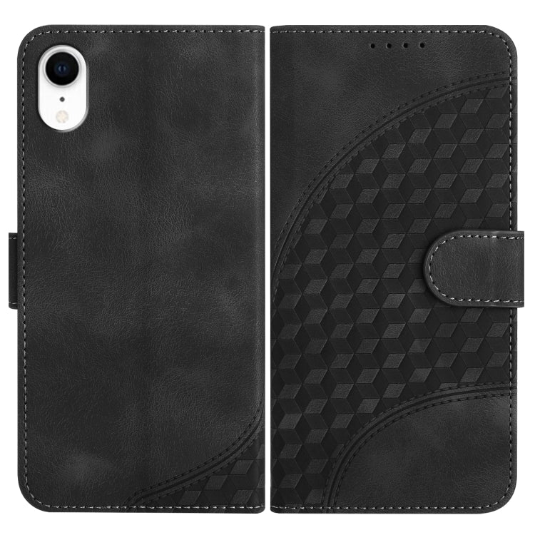 YX0060 Elephant Head Embossed Phone Leather Case with Lanyard, For iPhone XS / X, For iPhone XR, For iPhone XS Max