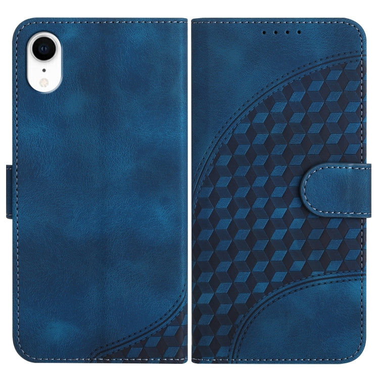 YX0060 Elephant Head Embossed Phone Leather Case with Lanyard, For iPhone XS / X, For iPhone XR, For iPhone XS Max