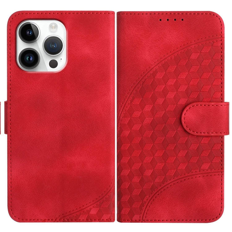 YX0060 Elephant Head Embossed Phone Leather Case with Lanyard, For iPhone 16 Pro Max, For iPhone 16 Pro, For iPhone 16 Plus