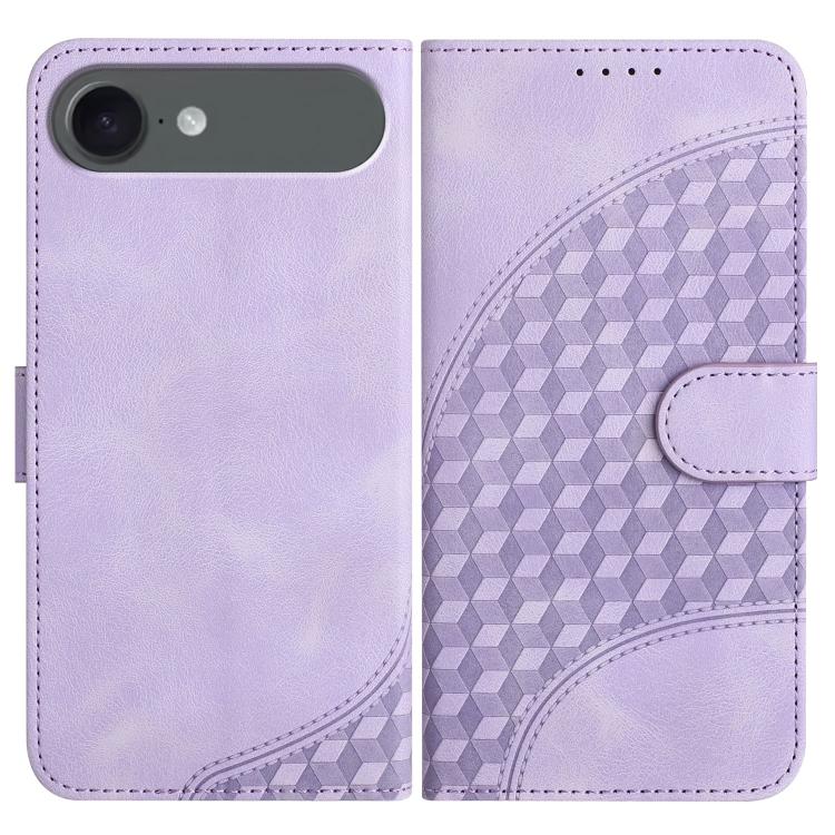 جراب هاتف جلدي منقوش برأس فيل YX0060 مع حبل، مناسب لأجهزة iPhone 17 Pro Max وiPhone 17 Pro وiPhone 17 وiPhone 17 Air وiPhone 16e وiPhone 16 Pro Max