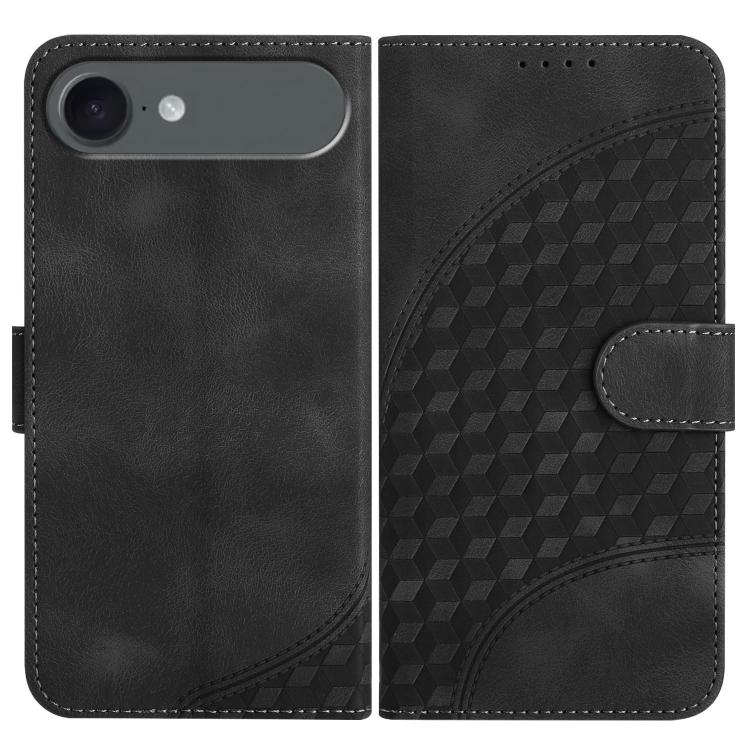 جراب هاتف جلدي منقوش برأس فيل YX0060 مع حبل، مناسب لأجهزة iPhone 17 Pro Max وiPhone 17 Pro وiPhone 17 وiPhone 17 Air وiPhone 16e وiPhone 16 Pro Max