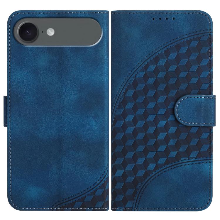 جراب هاتف جلدي منقوش برأس فيل YX0060 مع حبل، مناسب لأجهزة iPhone 17 Pro Max وiPhone 17 Pro وiPhone 17 وiPhone 17 Air وiPhone 16e وiPhone 16 Pro Max