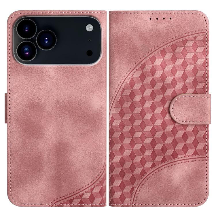 جراب هاتف جلدي منقوش برأس فيل YX0060 مع حبل، مناسب لأجهزة iPhone 17 Pro Max وiPhone 17 Pro وiPhone 17 وiPhone 17 Air وiPhone 16e وiPhone 16 Pro Max