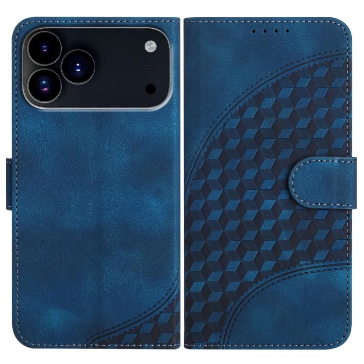 جراب هاتف جلدي منقوش برأس فيل YX0060 مع حبل، مناسب لأجهزة iPhone 17 Pro Max وiPhone 17 Pro وiPhone 17 وiPhone 17 Air وiPhone 16e وiPhone 16 Pro Max