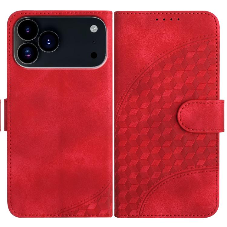جراب هاتف جلدي منقوش برأس فيل YX0060 مع حبل، مناسب لأجهزة iPhone 17 Pro Max وiPhone 17 Pro وiPhone 17 وiPhone 17 Air وiPhone 16e وiPhone 16 Pro Max