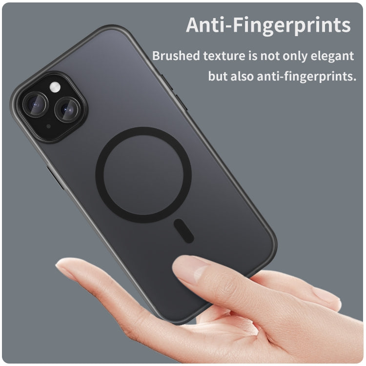 MagSafe Frosted Translucent TPU + PC Full Coverage Phone Case, For iPhone 15 Plus, For iPhone 15, For iPhone 14 Plus, For iPhone 14, For iPhone 14 Pro