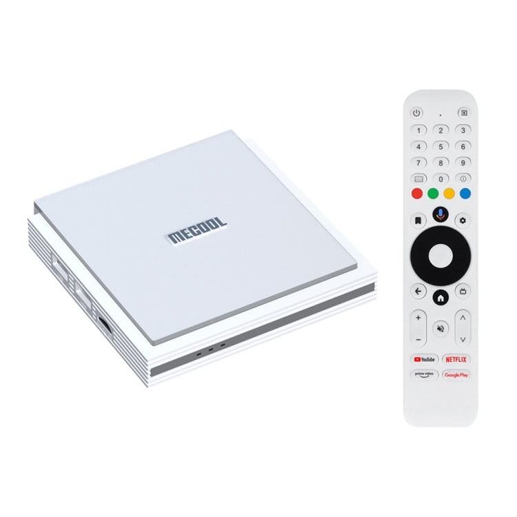 MECOOL KM2 Plus Android 11 Dual-band WiFi Smart Voice TV Box 4GB+32GB
