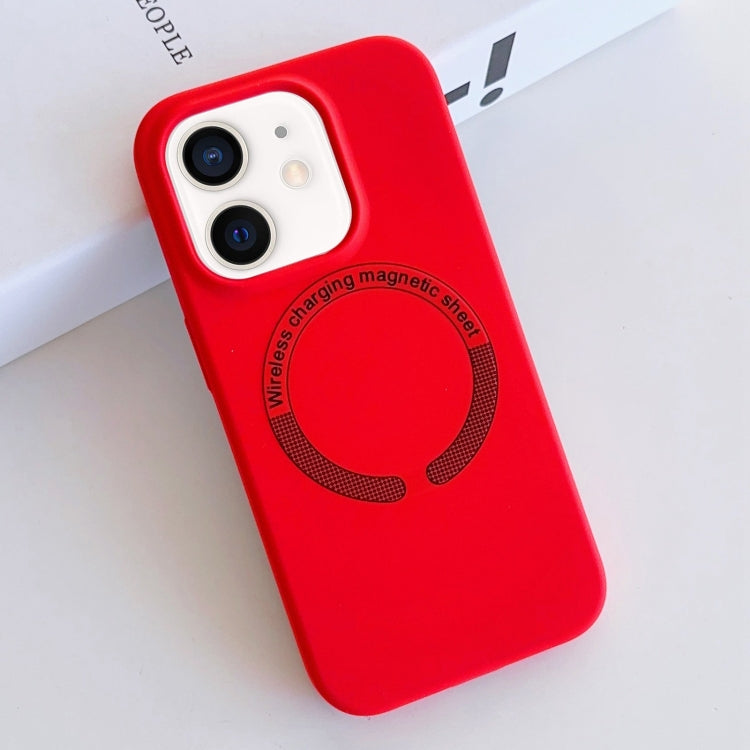 MagSafe Magnetic Liquid Silicone Phone Case, For iPhone 12 Pro Max, For iPhone 12 Pro, For iPhone 11