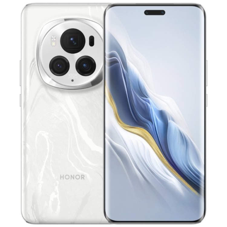 Honor Magic6 Pro، شاشة 6.8 بوصة، Magic OS 8.0، معالج Snapdragon 8 من الجيل الثالث ثماني النواة حتى 3.3 جيجاهرتز، شبكة: 5G، OTG، NFC، يدعم Google Play، 12 جيجابايت + 256 جيجابايت، 16 جيجابايت + 512 جيجابايت، 16 جيجابايت + 1 تيرابايت
