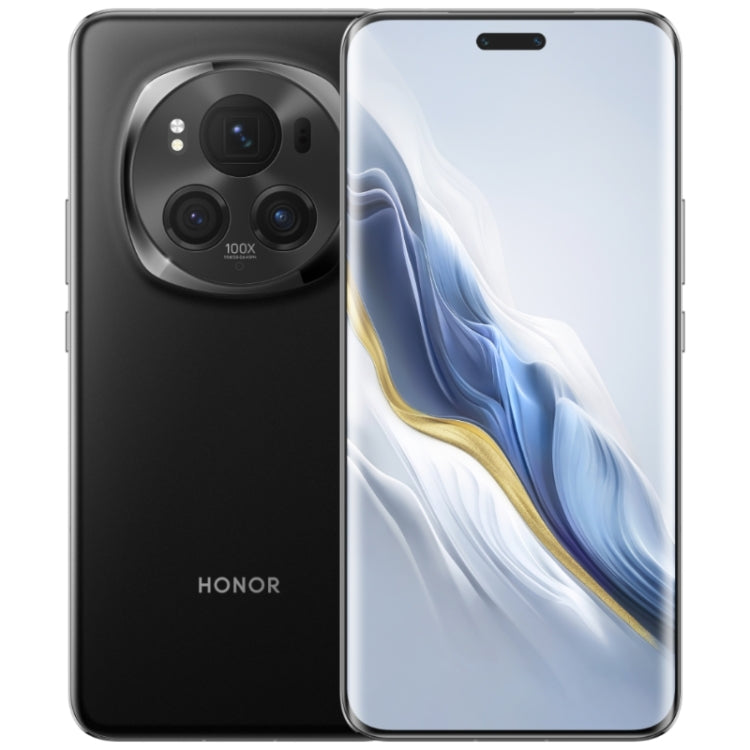 Honor Magic6 Pro، شاشة 6.8 بوصة، Magic OS 8.0، معالج Snapdragon 8 من الجيل الثالث ثماني النواة حتى 3.3 جيجاهرتز، شبكة: 5G، OTG، NFC، يدعم Google Play، 12 جيجابايت + 256 جيجابايت، 16 جيجابايت + 512 جيجابايت، 16 جيجابايت + 1 تيرابايت