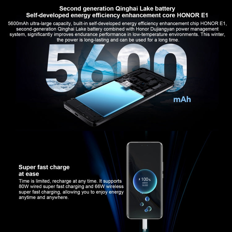 Honor Magic6 Pro، شاشة 6.8 بوصة، Magic OS 8.0، معالج Snapdragon 8 من الجيل الثالث ثماني النواة حتى 3.3 جيجاهرتز، شبكة: 5G، OTG، NFC، يدعم Google Play، 12 جيجابايت + 256 جيجابايت، 16 جيجابايت + 512 جيجابايت، 16 جيجابايت + 1 تيرابايت