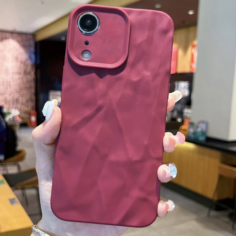جراب هاتف TPU بملمس التجاعيد غير اللامع، مناسب لهاتف iPhone 11 Pro Max، وiPhone 11، وiPhone 11 Pro، وiPhone X / XS، وiPhone XR، وiPhone XS Max