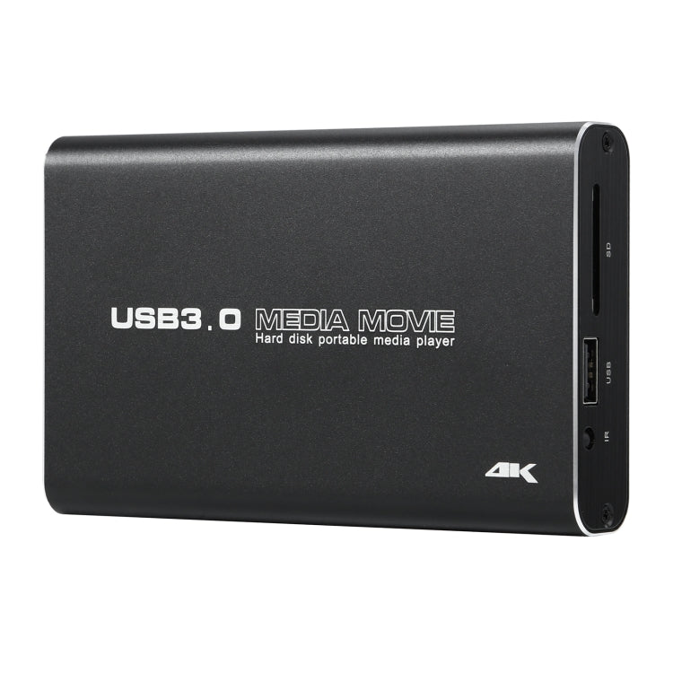 MP2506P 4K 30Hz HD Media Player, Support Auto Loop Play Videos & Photos & Music