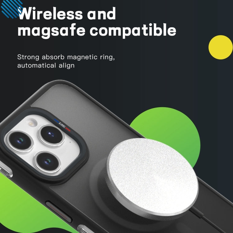 جراب هاتف مغناطيسي من سلسلة TGVIS Vigor مزود بوسادة هوائية MagSafe، لهاتف iPhone 15 Pro Max، لهاتف iPhone 15