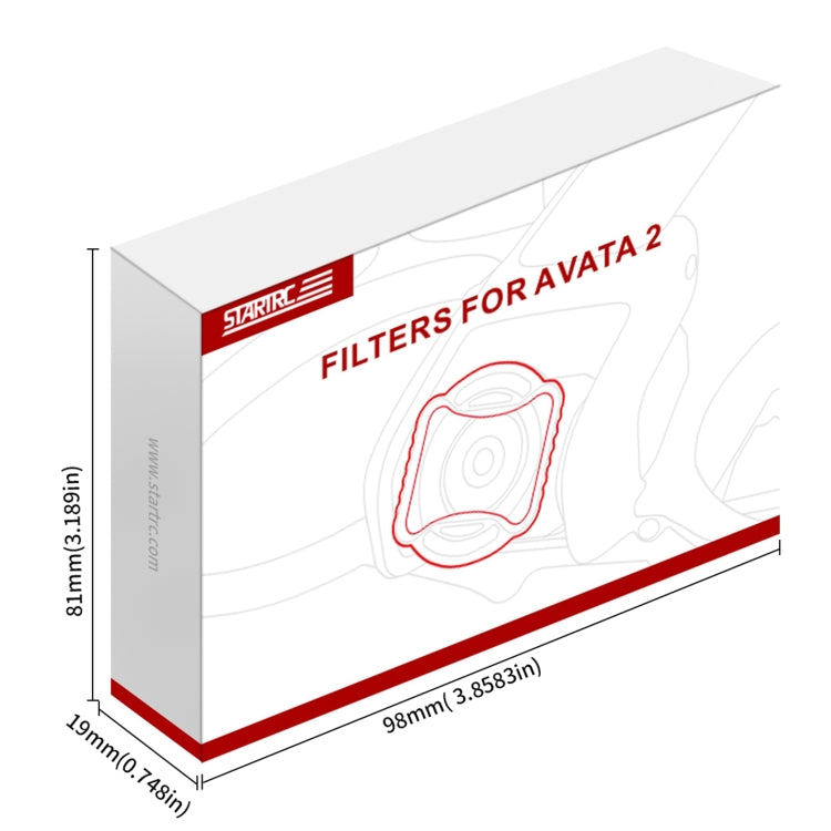 For DJI Avata 2 STARTRC Drone Lens Filter, 3 in 1 ND8/16/32, CPL ND8/16/32/64/256, 4 in 1 ND8/16/32/64