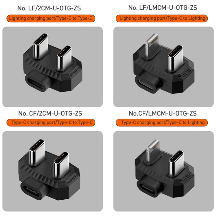 Lavalier Microphone U-shaped Charging Adapter OTG Converter
