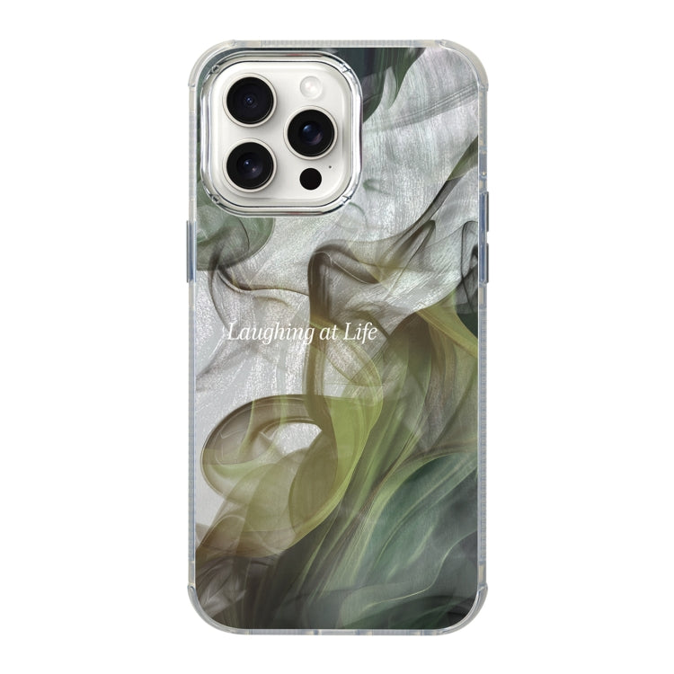 جراب هاتف مضاد للصدمات بتغطية كاملة وتصميم إشعاعي بنمط توضيحي، مناسب لهاتف iPhone 15 Pro Max، وiPhone 15 Pro، وiPhone 15، وiPhone 14