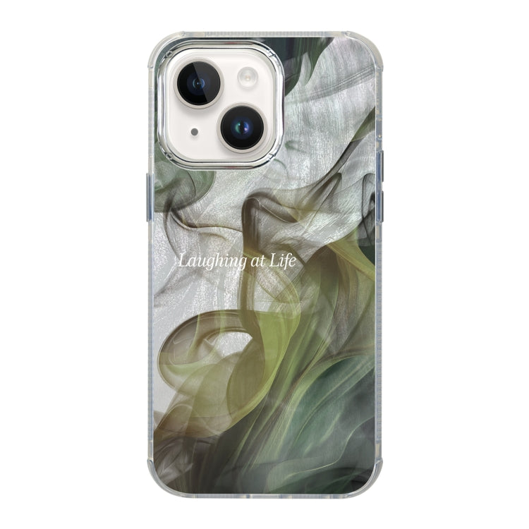 جراب هاتف مضاد للصدمات بتغطية كاملة وتصميم إشعاعي بنمط توضيحي، مناسب لأجهزة iPhone 13 وiPhone 12 وiPhone 12 Pro Max وiPhone 12 Pro