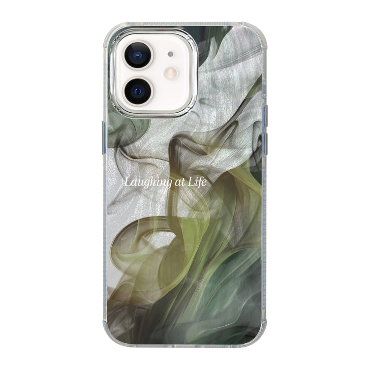 جراب هاتف مضاد للصدمات بتغطية كاملة وتصميم إشعاعي بنمط توضيحي، مناسب لأجهزة iPhone 13 وiPhone 12 وiPhone 12 Pro Max وiPhone 12 Pro