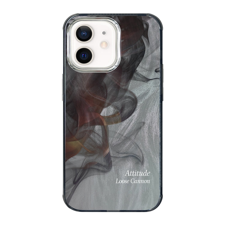 جراب هاتف مضاد للصدمات بتغطية كاملة وتصميم إشعاعي بنمط توضيحي، مناسب لأجهزة iPhone 13 وiPhone 12 وiPhone 12 Pro Max وiPhone 12 Pro