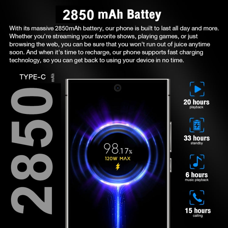 S24 Ultra / L26A، شاشة 6.75 بوصة، أندرويد 8.1 MTK6753 ثماني النواة، شبكة: 4G، ثنائي الشريحة، 3 جيجابايت + 64 جيجابايت