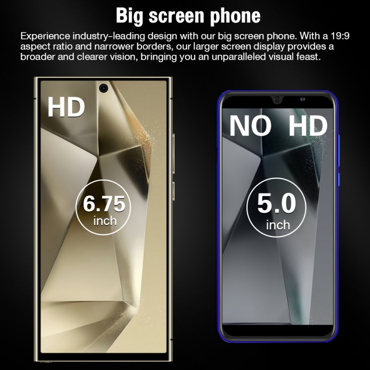 S24 Ultra / L26A، شاشة 6.75 بوصة، أندرويد 8.1 MTK6753 ثماني النواة، شبكة: 4G، ثنائي الشريحة، 3 جيجابايت + 64 جيجابايت
