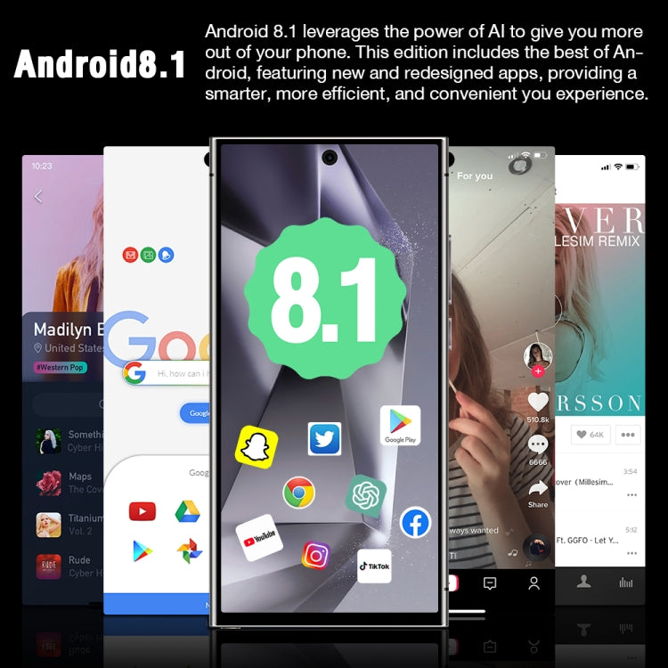 S24 Ultra / L26A، شاشة 6.75 بوصة، أندرويد 8.1 MTK6753 ثماني النواة، شبكة: 4G، ثنائي الشريحة، 3 جيجابايت + 64 جيجابايت