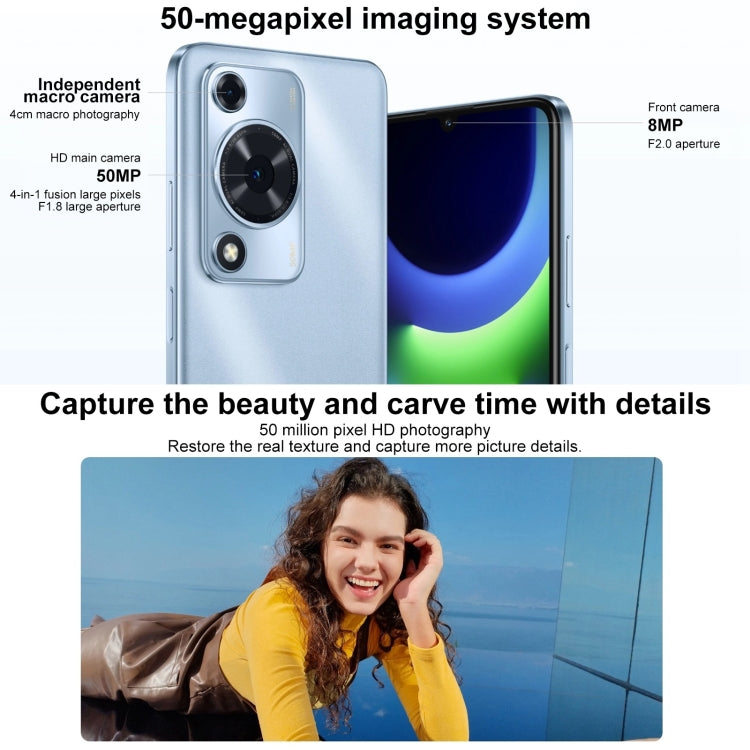 HUAWEI Enjoy 70S, Side Fingerprint Identification, 6.75 inch HarmonyOS 4.2 Octa Core 2.4GHz, Network: 4G, Not Support Google Play