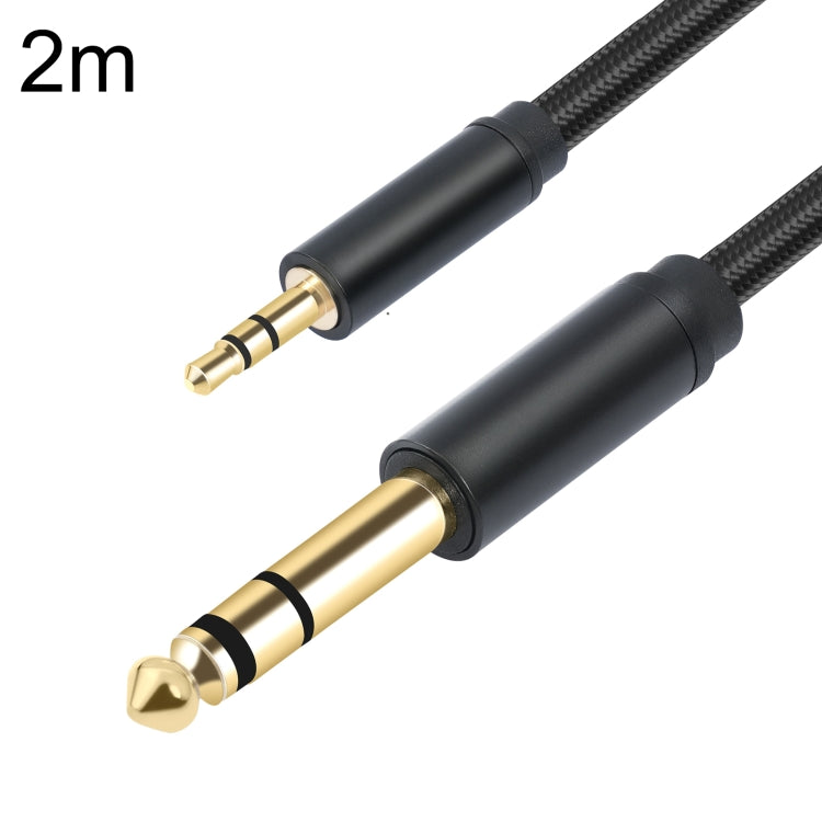 3662-3662BK 3.5mm Male to 6.35mm Male Stereo Amplifier Audio Cable