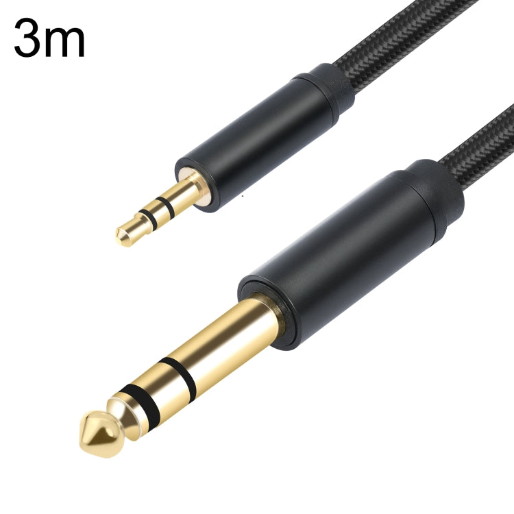 3662-3662BK 3.5mm Male to 6.35mm Male Stereo Amplifier Audio Cable