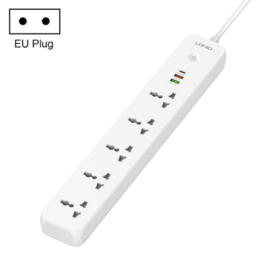 LDNIO SC5319 5-position Travel Home Office Socket with 38W USB Ports, Cable Length: 2m