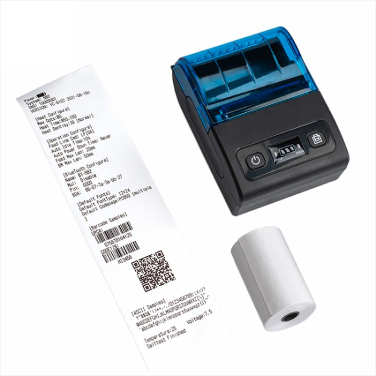 BT-582 58mm Type-C + Bluetooth Portable Thermal Printer