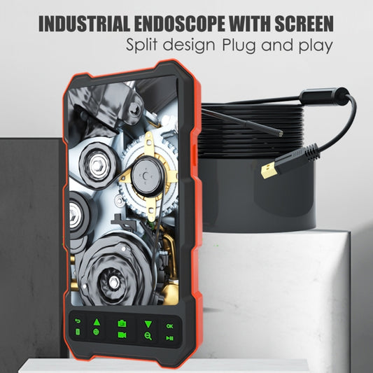 T21 4.5 inch IPS Color Screen 7.9mm Triple Camera Split Hard Cable Industrial Endoscope
