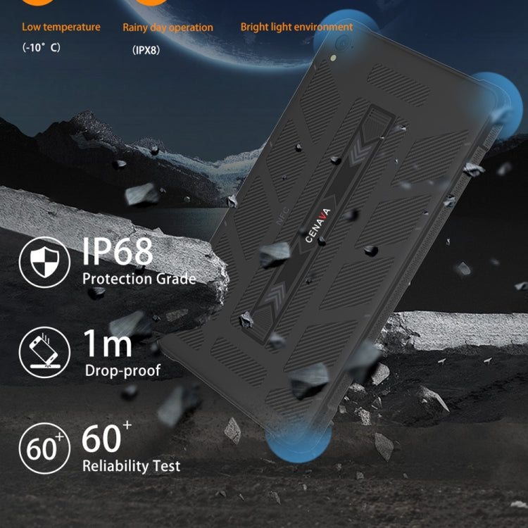 CENAVA A868T IP68 Rugged Tablet PC, 8.68 inch Android 13 MT8788 Octa Core, 4G Network