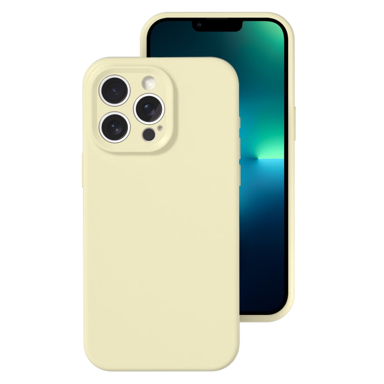 جراب هاتف من السيليكون السائل بفتحة دقيقة، بلون هلامي، بتغطية كاملة، لهاتف iPhone 13 Pro Max