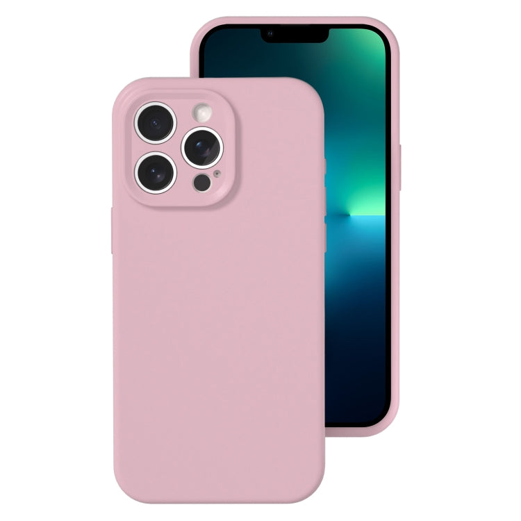 جراب هاتف من السيليكون السائل بفتحة دقيقة، بلون هلامي، بتغطية كاملة، لهاتف iPhone 13 Pro Max