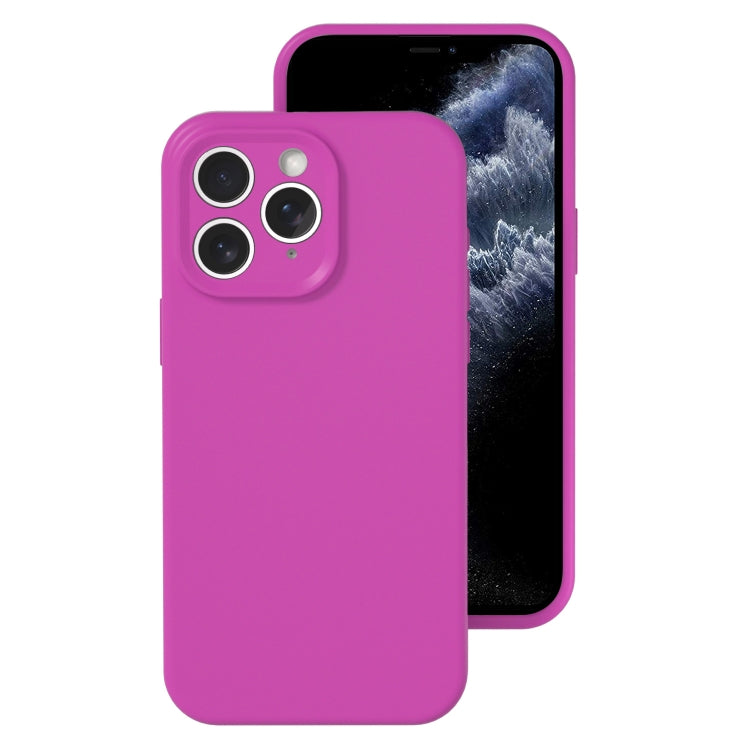 جراب هاتف من السيليكون السائل بفتحة دقيقة، بلون هلامي، بتغطية كاملة، لهاتف iPhone 11 Pro Max