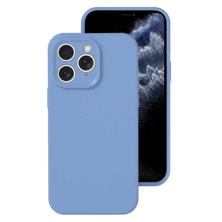 جراب هاتف من السيليكون السائل بفتحة دقيقة، بلون هلامي، بتغطية كاملة، لهاتف iPhone 11 Pro Max
