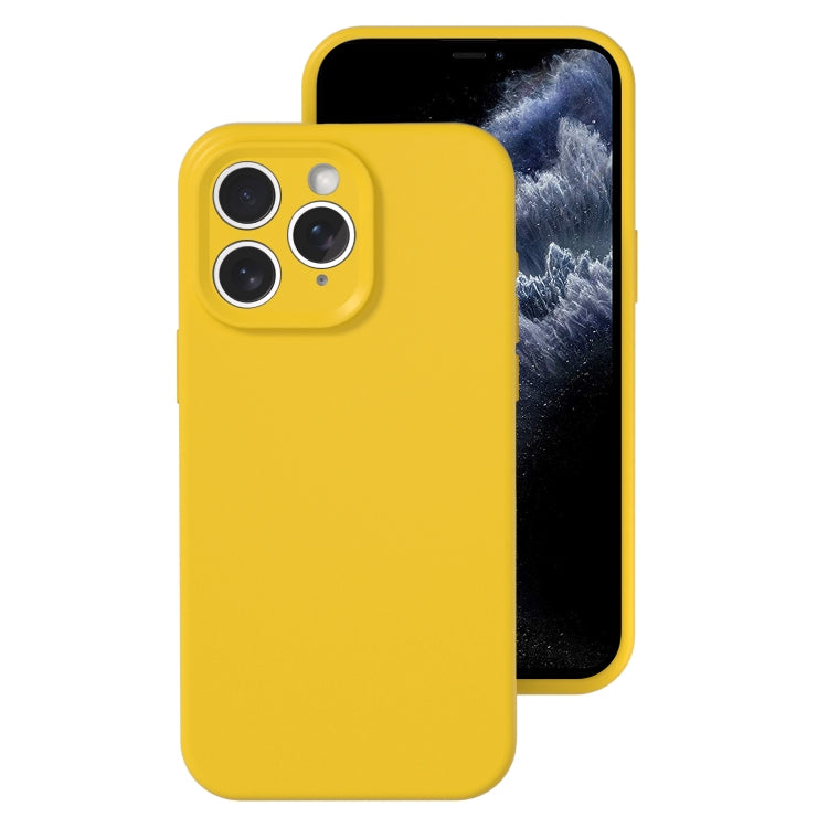 جراب هاتف بتغطية كاملة من السيليكون السائل بفتحة دقيقة، مناسب لهاتف iPhone 11 Pro