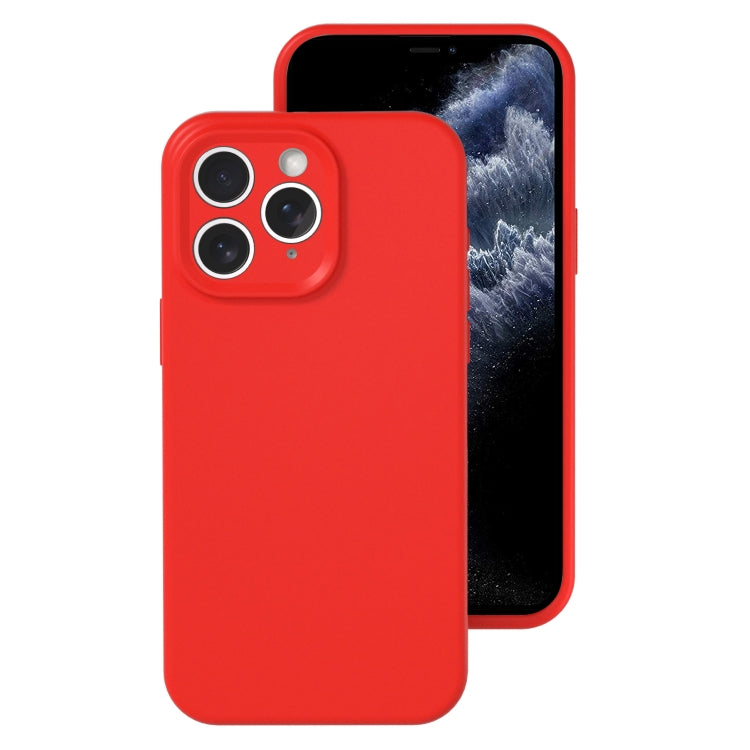 جراب هاتف بتغطية كاملة من السيليكون السائل بفتحة دقيقة، مناسب لهاتف iPhone 11 Pro