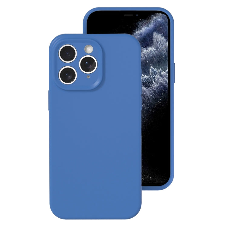 جراب هاتف بتغطية كاملة من السيليكون السائل بفتحة دقيقة، مناسب لهاتف iPhone 11 Pro