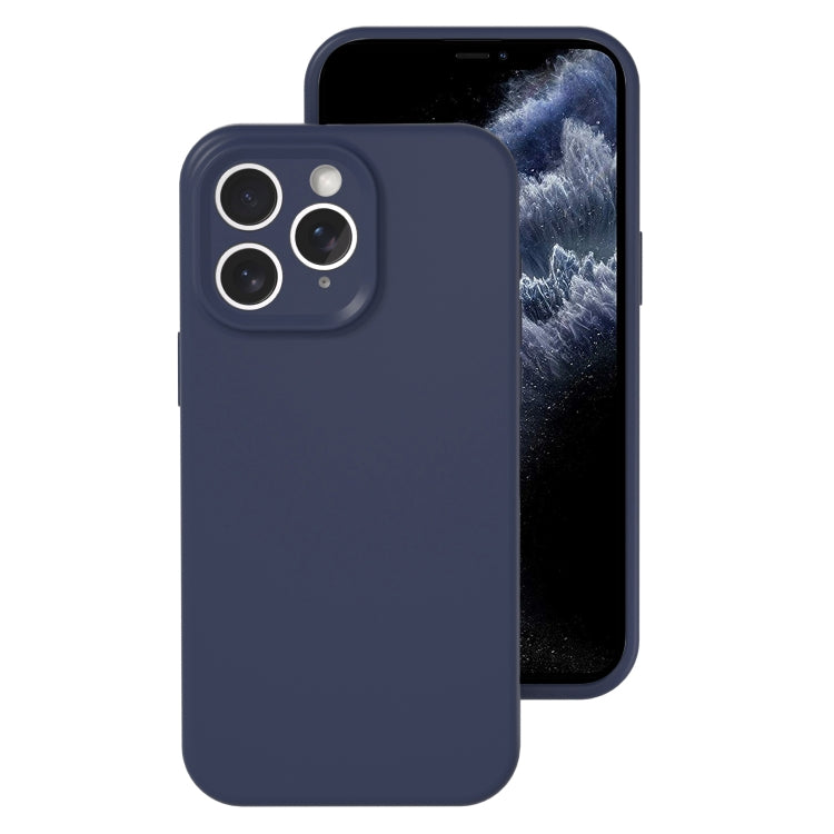 جراب هاتف بتغطية كاملة من السيليكون السائل بفتحة دقيقة، مناسب لهاتف iPhone 11 Pro