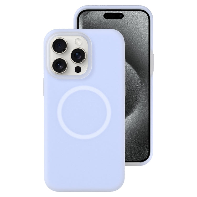 جراب هاتف مغناطيسي من السيليكون السائل الهلامي، مناسب لأجهزة iPhone 15 Pro Max وiPhone 15 Pro وiPhone 15 Plus وiPhone 15