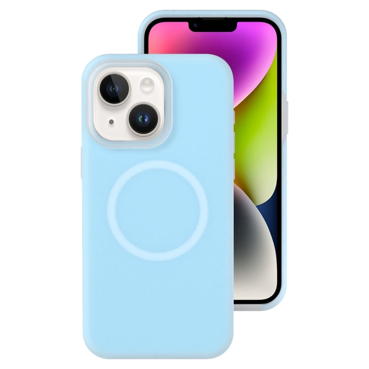 جراب هاتف مغناطيسي من السيليكون السائل الهلامي، مناسب لأجهزة iPhone 14 Plus وiPhone 14 وiPhone 14 Pro وiPhone 14 Pro Max